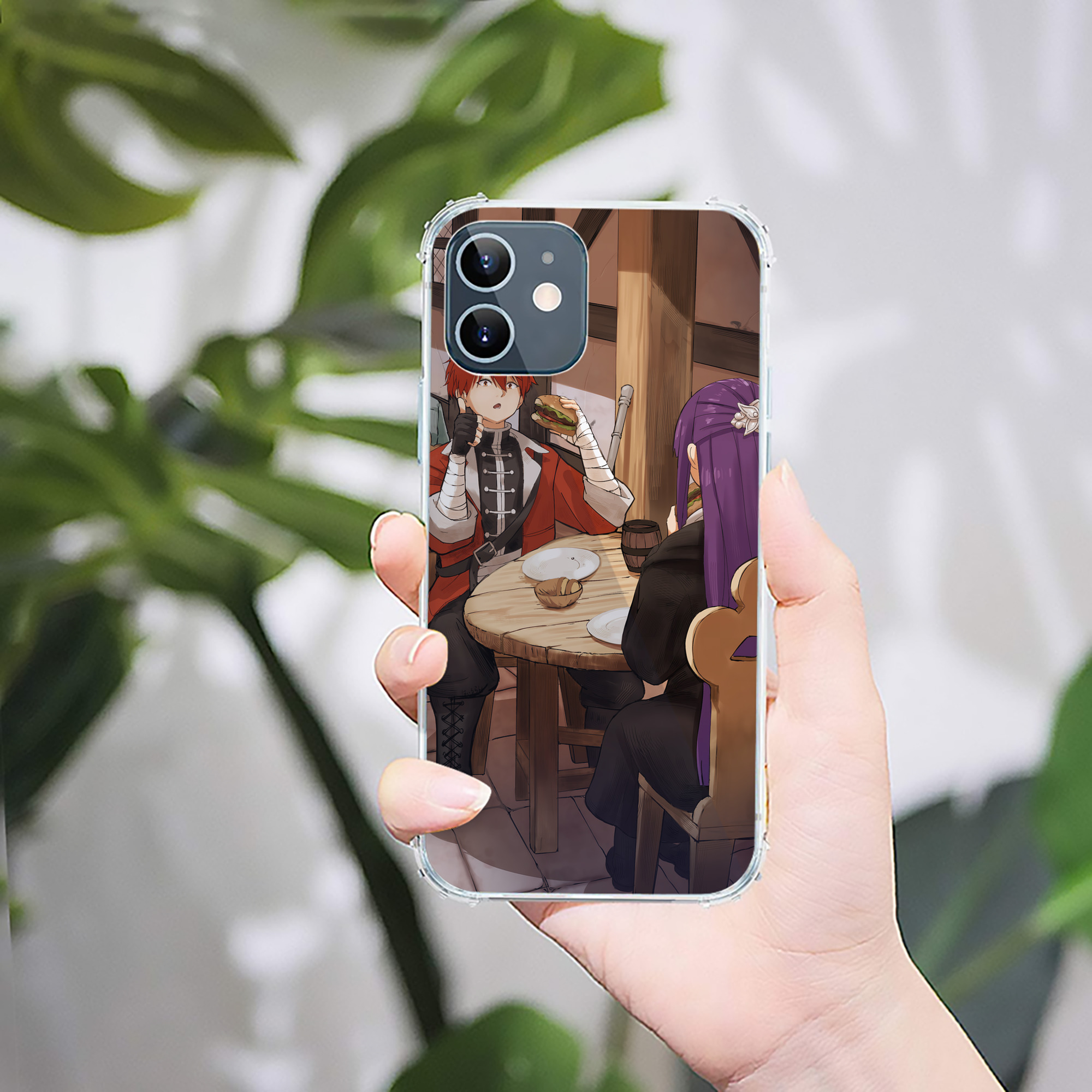 （画像用） 葬送のフリーレン Frieren 【iPhone 12シリーズ対応】透明スマホケース（クリアソフトケース）